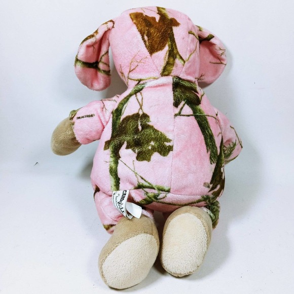 Team RealTree Plush Bear Camouflage Bunny Rabbit Ears Camo Wild Bass Pro Shops - Picture 7 of 9